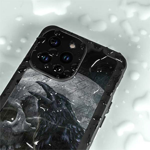 Alchemy Carta Ravens Curse iPhone 15 Pro Waterproof Case